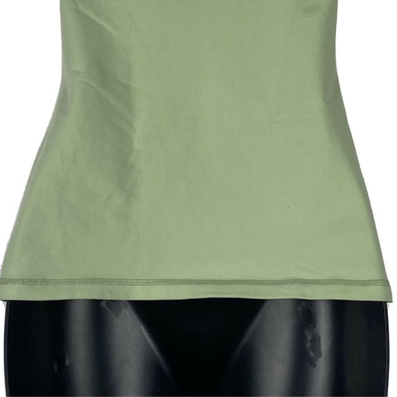 Lululemon V Neck Sleeveless Tank Top Gree Size 2/4 - Picture 4 of 8